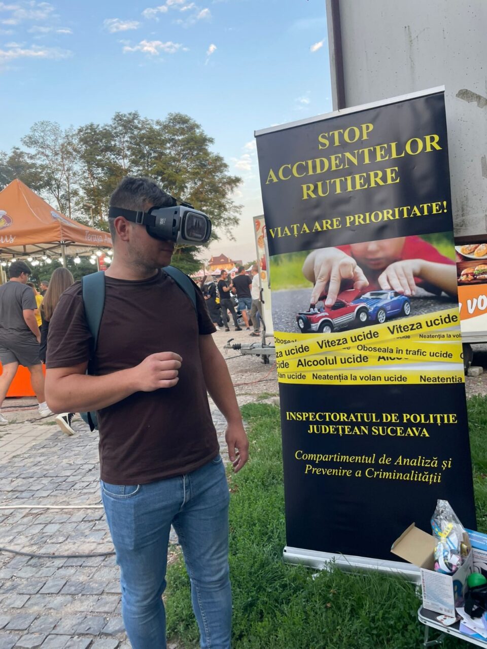 Ochelarii VR care oferă simulări realiste ale unui accident rutier grav