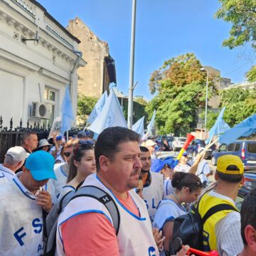 Liderii celor mai mari sindicate din educație au protestat din nou la București