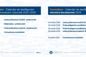 Când vor susține elevii de-a VIII-a și a XII-a simulările examenelor naționale