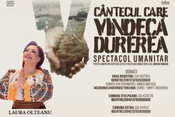 „Cântecul care vindecă durerea”, spectacol umanitar la Iulius Mall Suceava, inițiat de Laura Olteanu