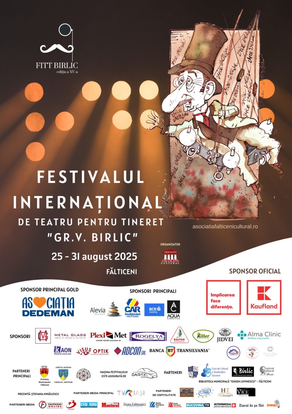 Festivalul Internațional de Teatru pentru Tineret „Grigore Vasiliu Birlic” și Draga Film Fest, la Fălticeni