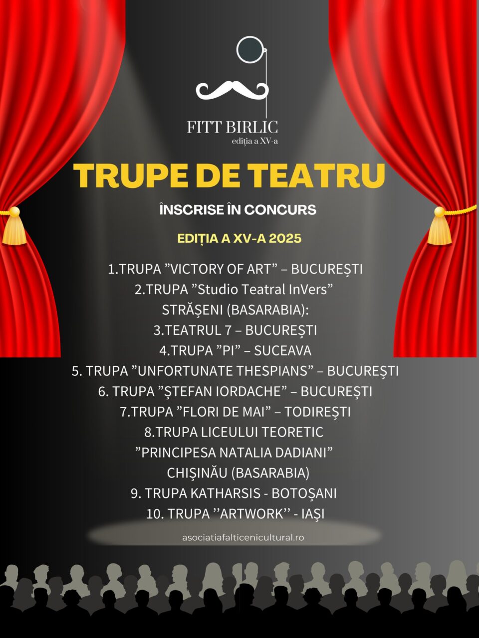 Festivalul Internațional de Teatru pentru Tineret „Grigore Vasiliu Birlic” și Draga Film Fest, la Fălticeni