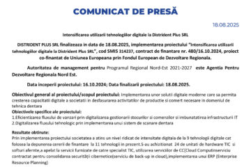 Intensificarea utilizarii tehnologiilor digitale la Distrident Plus SRL