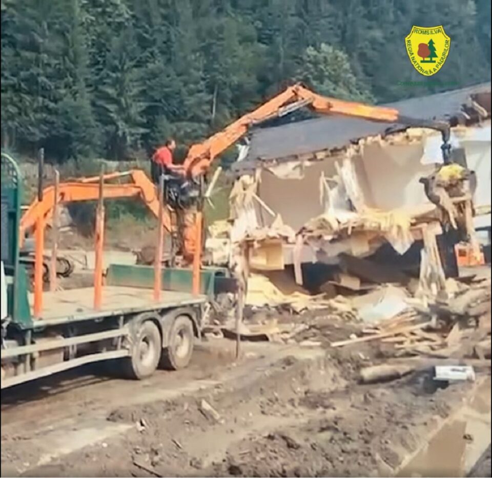 Sprijin consistent oferit de RNP Romsilva pentru reconstrucția orașului Broșteni