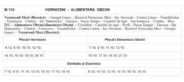 Orarul și traseele transportului metropolitan Suceava – primele linii