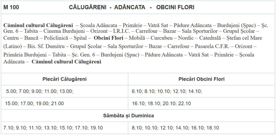 Orarul și traseele transportului metropolitan Suceava – primele linii
