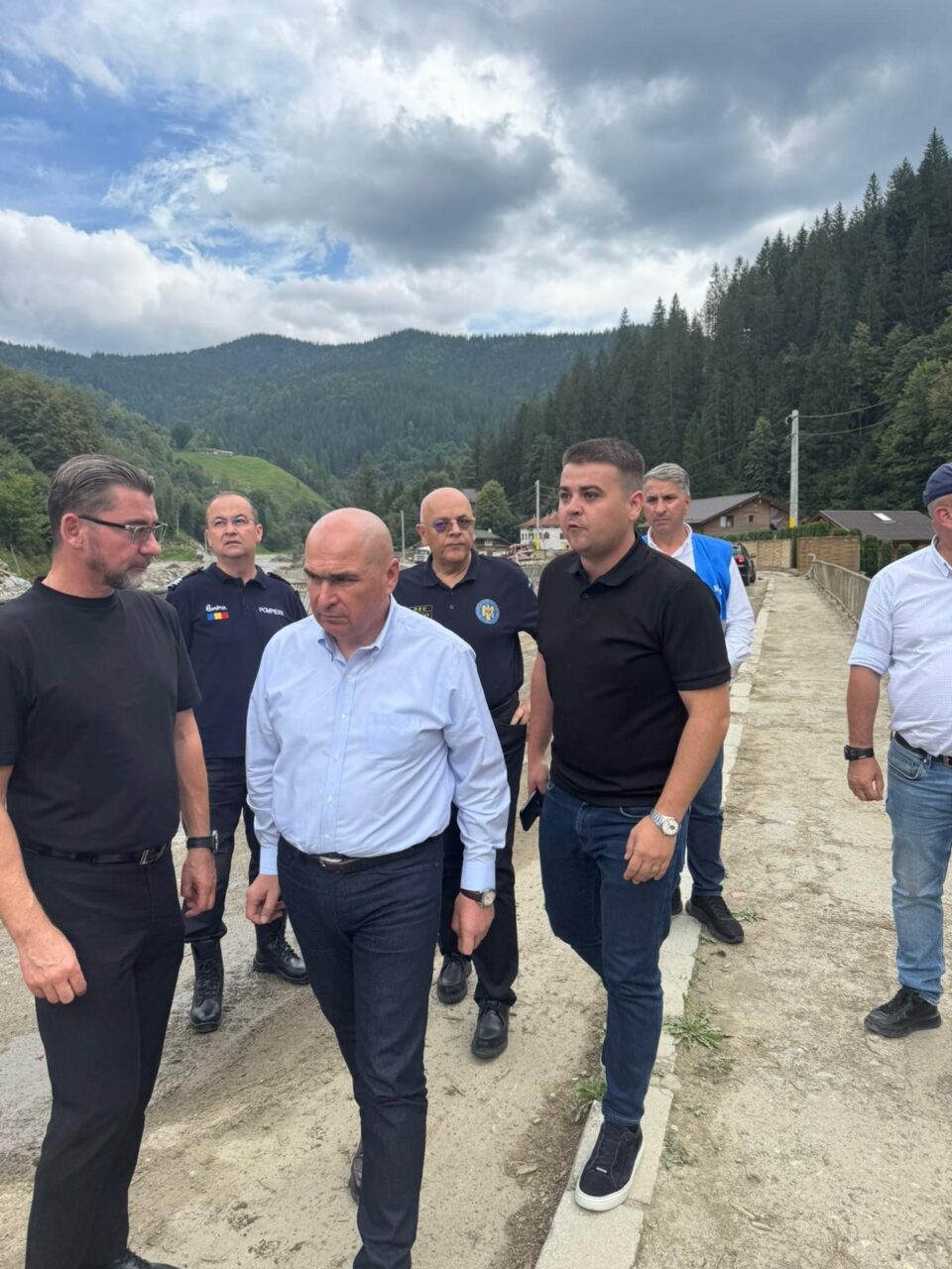 Premierul Ilie Bolojan a venit astăzi la Broșteni