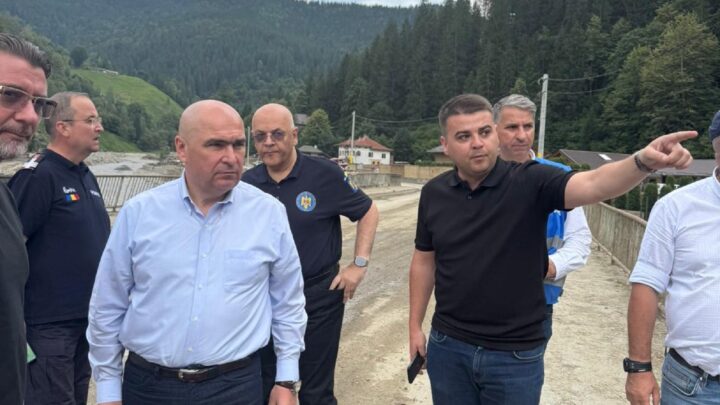 Gheorghe Șoldan și premierul Ilie Bolojan, la Broșteni