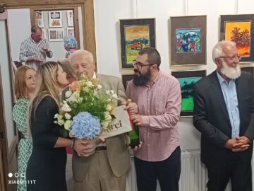 Un reper al artei din Bucovina, artistul Radu Bercea a fost omagiat prin lansarea unei expoziții la Gura Humorului