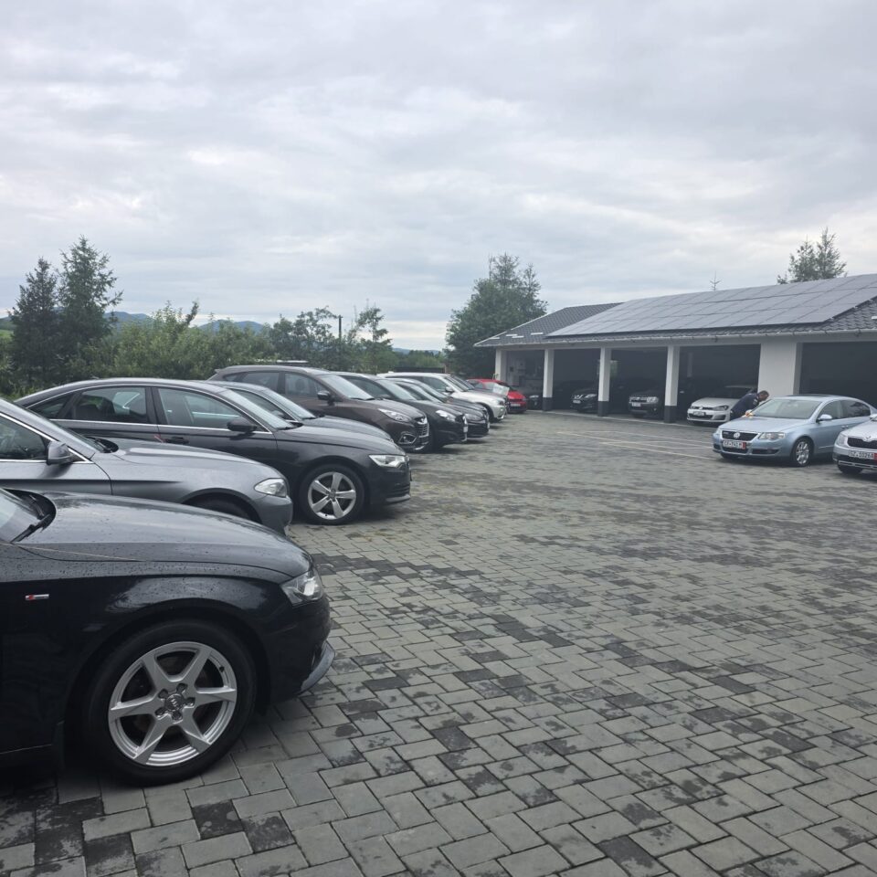 40 de mașini din Germania, ridicate de polițiștii suceveni din curtea unei societăți, pentru că ar fi fost înmatriculate cu acte false