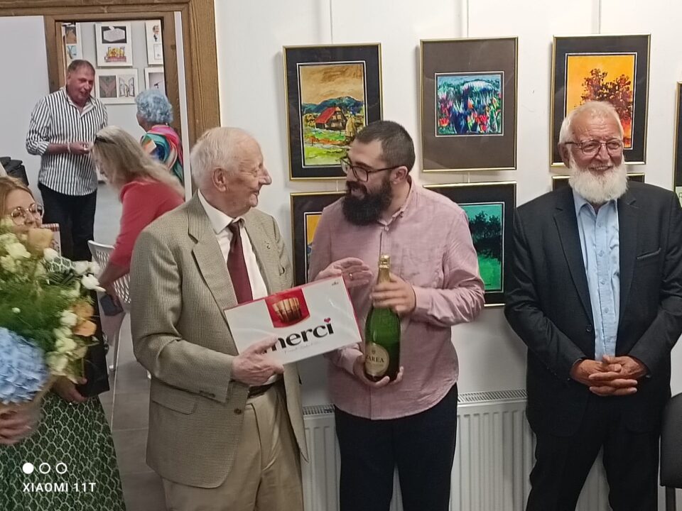 Un reper al artei din Bucovina, artistul Radu Bercea a fost omagiat prin lansarea unei expoziții la Gura Humorului