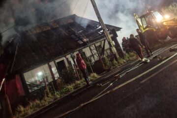 Incendiul din noaptea de 15 spre 16 august de la Valea Putnei, comuna Pojorâta