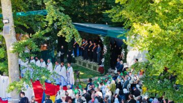 Gheorghe Șoldan, prezent alături de mii de credincioși la Hramul Mănăstirea Sihăstria Râșcăi, „o fortăreață a credinței noastre”