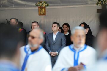 Gheorghe Șoldan, prezent alături de mii de credincioși la Hramul Mănăstirea Sihăstria Râșcăi, „o fortăreață a credinței noastre”