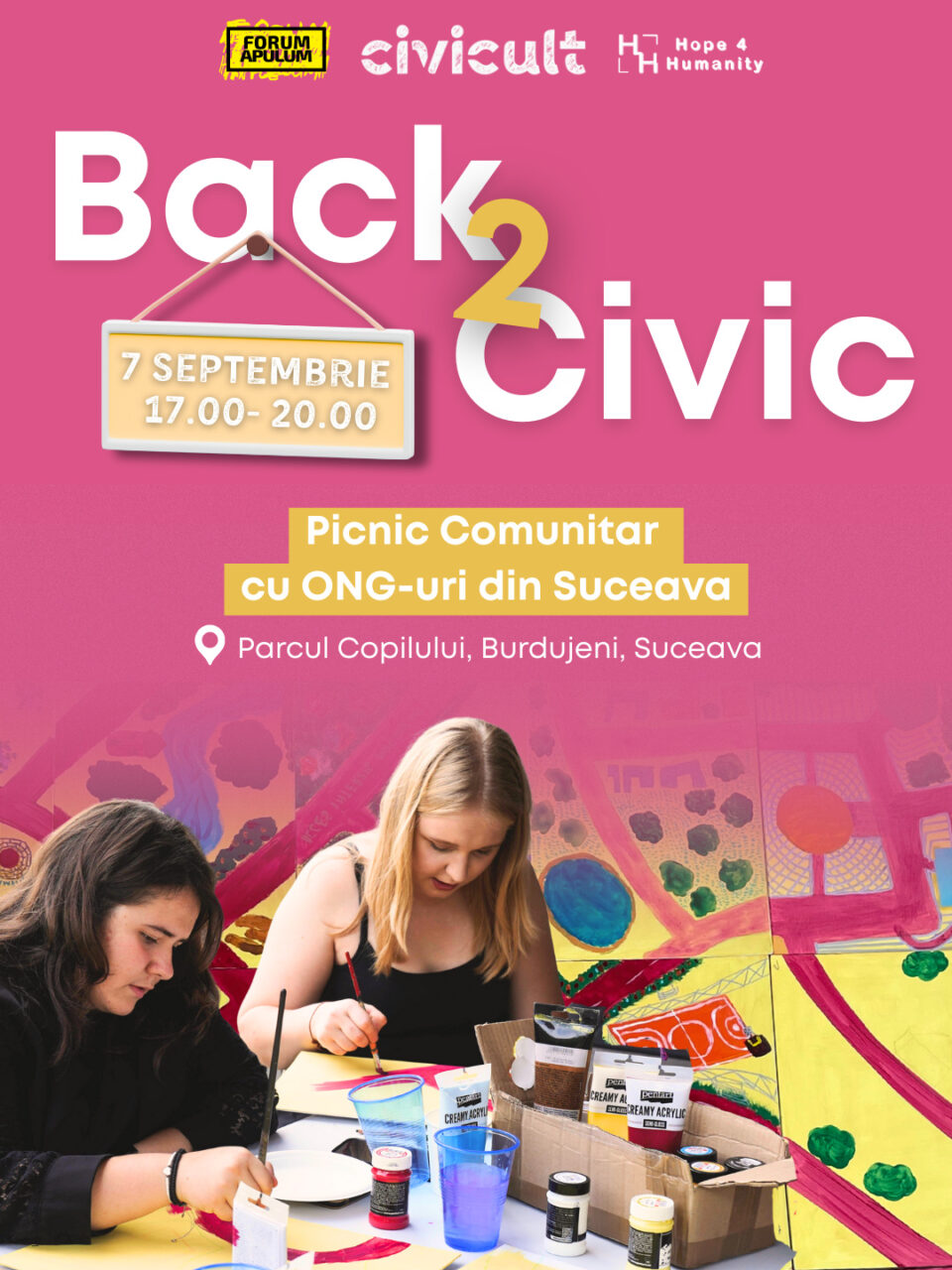 Picnic comunitar pentru tinerii suceveni, duminică, pe Calea Burdujeni