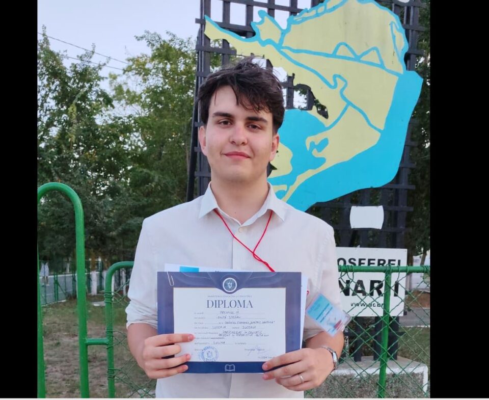 Președintele CJE Suceava, elevul Ștefan Ioniță