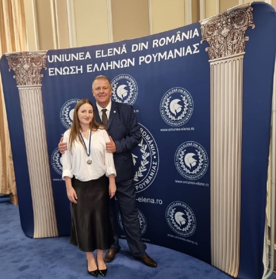 Eleva Alesia Pîslari, pe podiumul Olimpiadei Internaționale a Elenismului