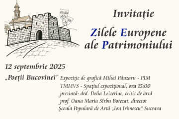 Expoziție de grafică și spectacol de teatru, de Zilele Europene ale Patrimoniului, la Teatrul Municipal „Matei Vișniec”