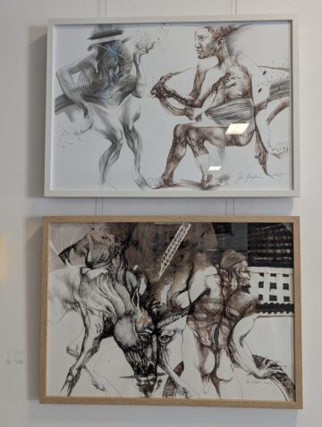 Gabriela și Ion Drăghici, artiști plastici cu un stil și o abordare artistică distinctă, au expus pentru a doua oră la Suceava