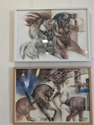 Gabriela și Ion Drăghici, artiști plastici cu un stil și o abordare artistică distinctă, au expus pentru a doua oră la Suceava