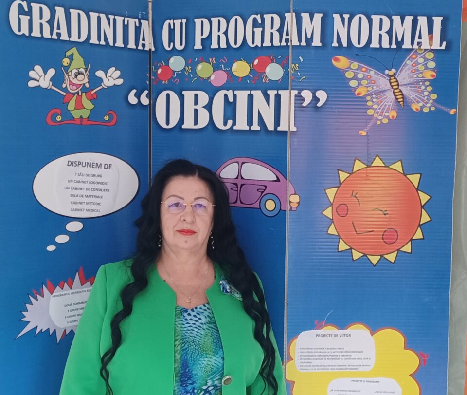 Prof. Elena Dochia a preluat conducerea Grădiniței Obcini