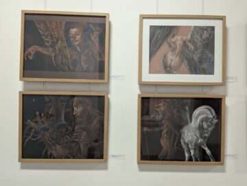 Gabriela și Ion Drăghici, artiști plastici cu un stil și o abordare artistică distinctă, au expus pentru a doua oră la Suceava