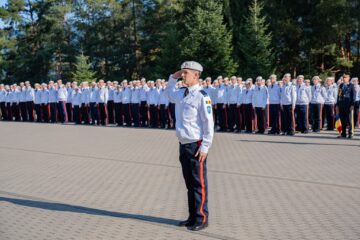Ștefan Schipor, în prima zi de liceu