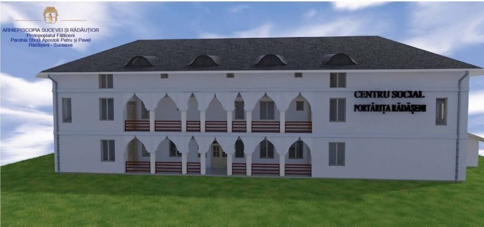 Rădășeniul începe zidirea unui nou așezământ: Centrul Social „Portărița”. Sfințirea temeliei are loc pe 14 septembrie