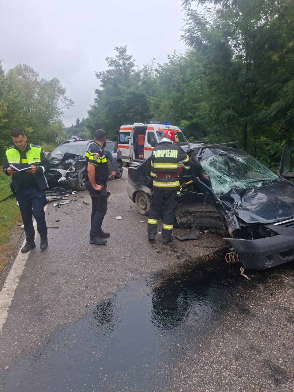 Accident mortal la Păltinoasa, după ce două Dacii s-au ciocnit violent