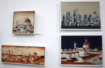 „Meandrele timpului” – Expoziția profesorului Dan Grigoraș, vernisată la Biblioteca „Eugen Lovinescu” Fălticeni