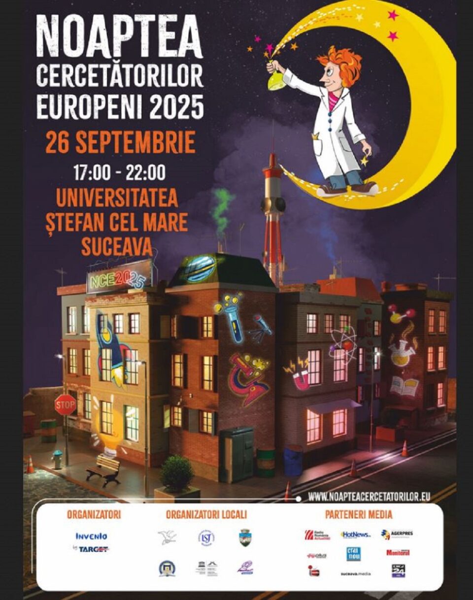 Experimente, ateliere și jocuri, toate într-un singur loc, la Noaptea Cercetătorilor, la finele lunii