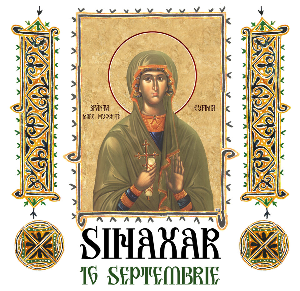 Sinaxar 16 Septembrie 2025