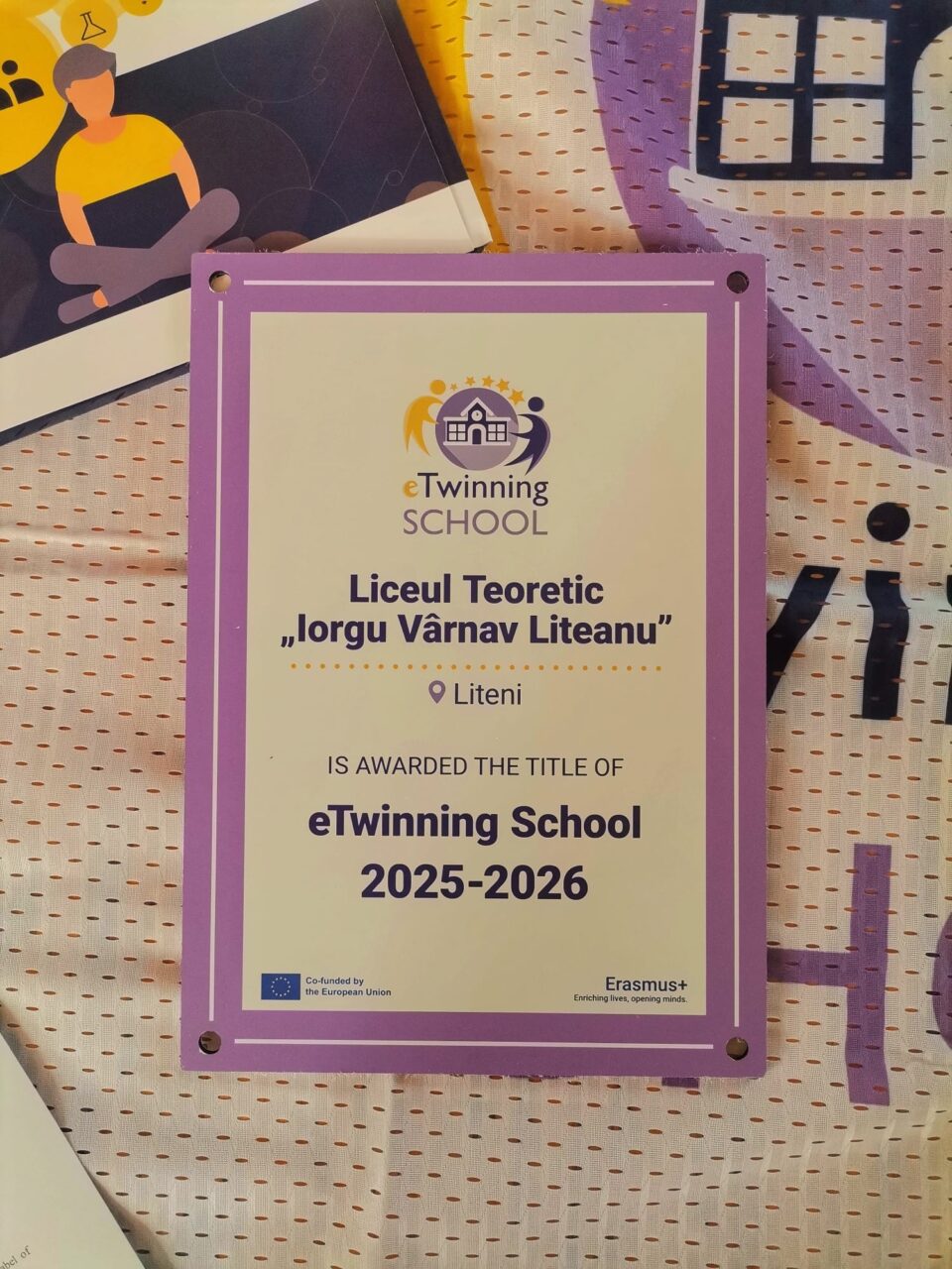 Liceul Teoretic „Iorgu Vârnav Liteanu” din Liteni, desemnat Școală eTwinning 2025–2026