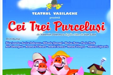 Povestea celor trei purceluși, în spectacol de teatru, la Suceava