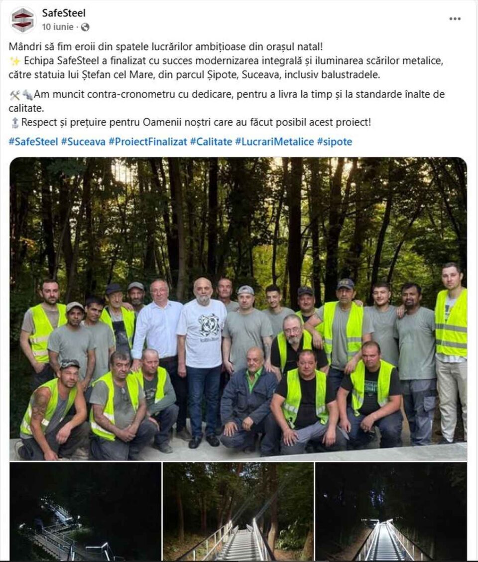 Safesteel, postare 10 iunie