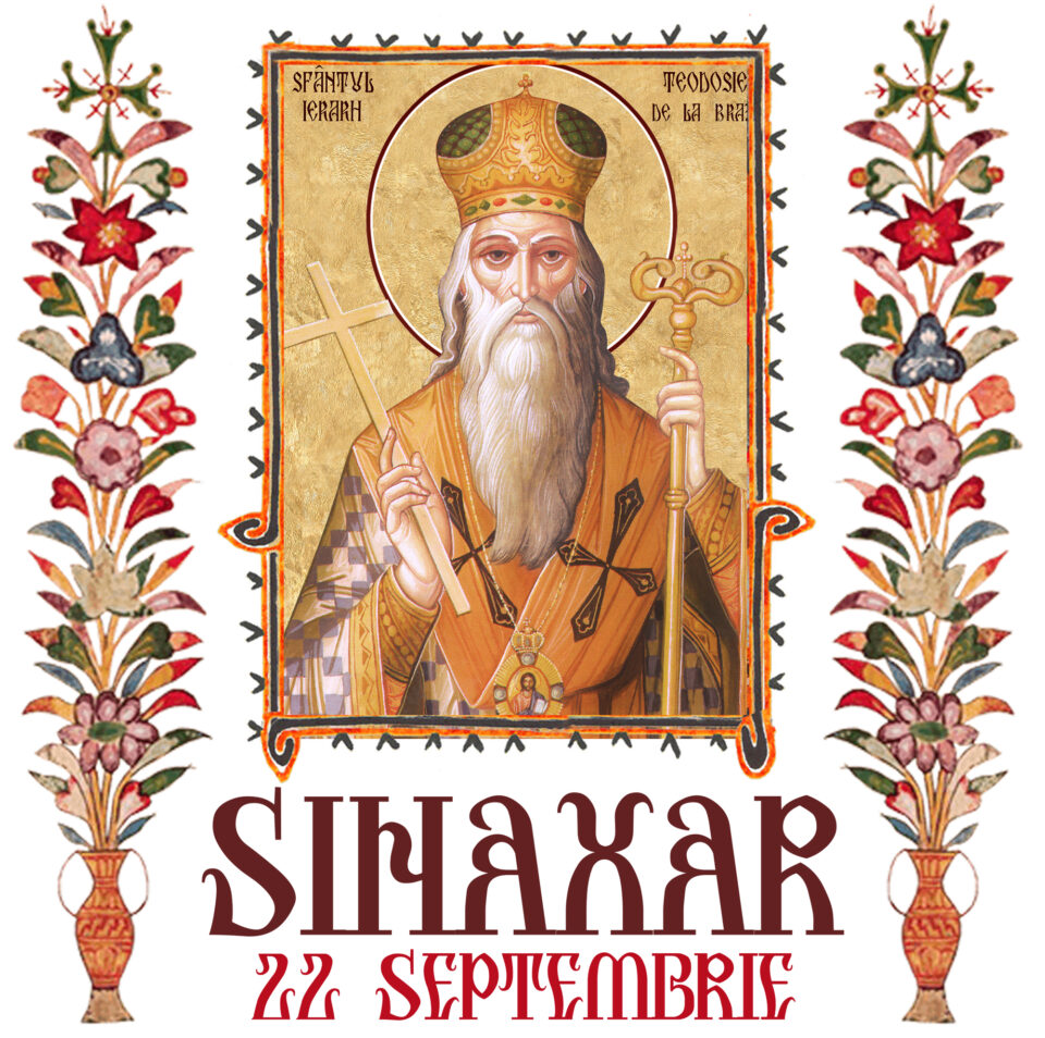 Sinaxar 22 septembrie 2025