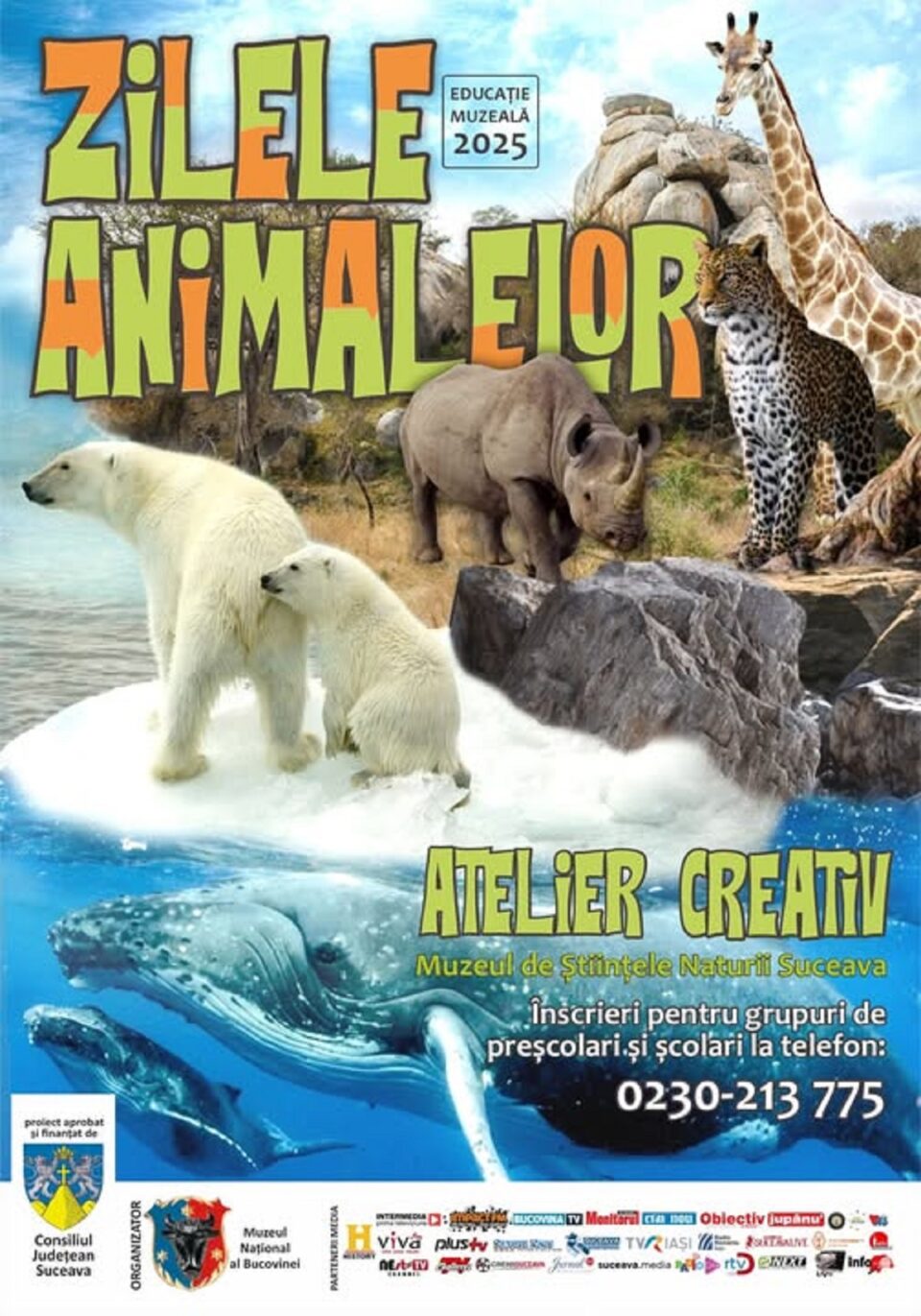 Atelierul de educație muzeală „Zilele Animalelor”, la Muzeul de Științele Naturii Suceava