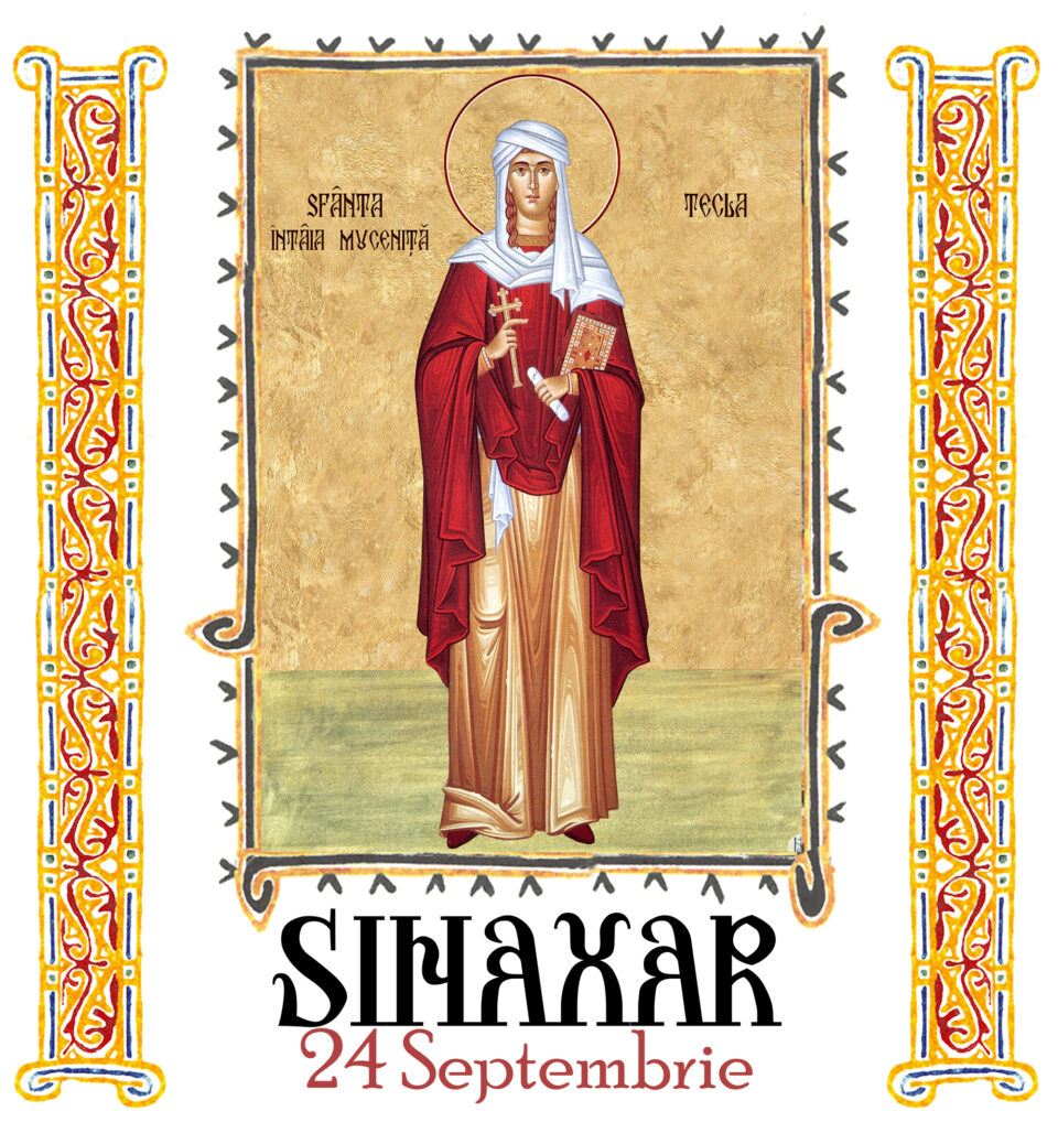 Sinaxar 24 Septembrie 2025