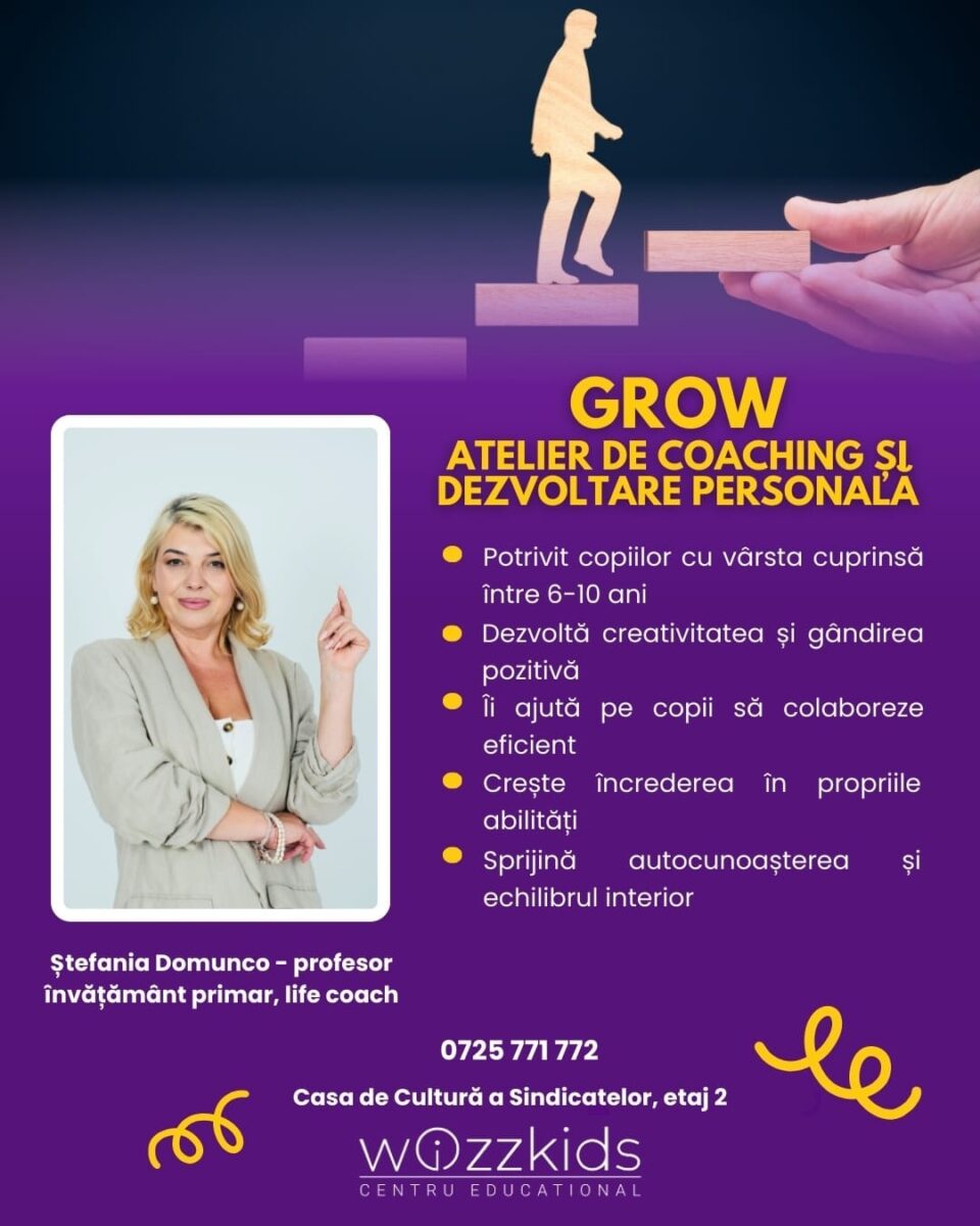 GRATUIT! „Săptămâna Porților Deschise”, la Centrul Educațional Wizz Kids, pentru copii cu vârste între 6 și 10 ani