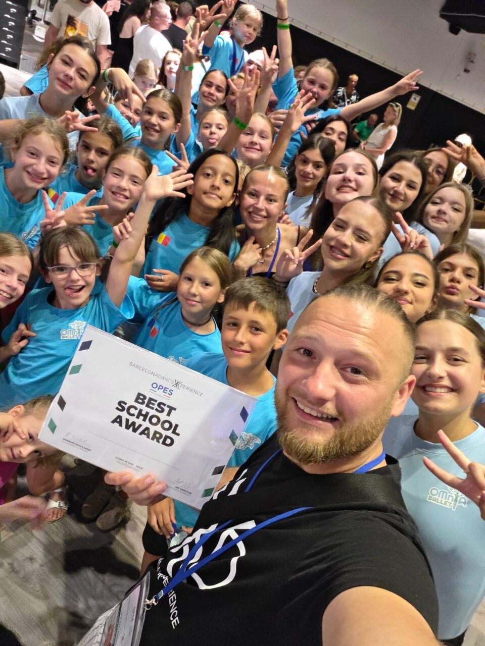 Omnia Ballet, pe podium la o competiție europeană desfășurată la Barcelona