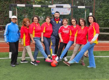 Elevi și profesori ai Colegiului Tehnic Rădăuți, împreună pentru mișcare, de Ziua europeană a sportului școlar