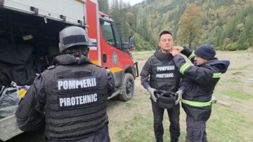 Aproape 100 de elemente de muniție din Primul Război Mondial, detonate controlat de pirotehniști