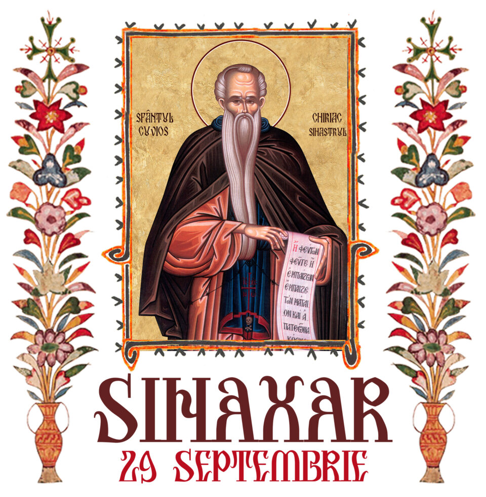 Sinaxar 29 Septembrie 2025
