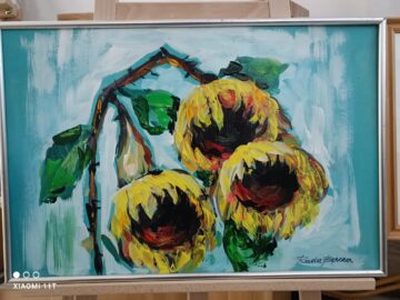 Lucrări de pictură și realizări în tehnici proprii au deschis orizontul unei noi expoziții ”Simfonii de toamnă”, semnată Radu Bercea, la Fălticeni
