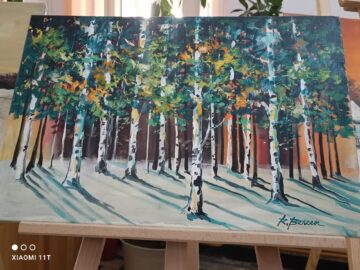 Lucrări de pictură și realizări în tehnici proprii au deschis orizontul unei noi expoziții ”Simfonii de toamnă”, semnată Radu Bercea, la Fălticeni