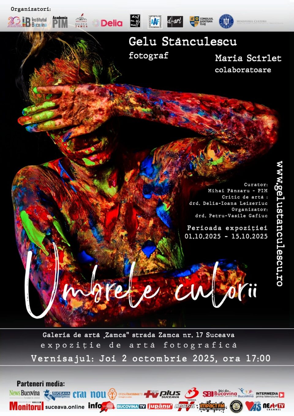 „Umbrele culorii”, expoziție de artă fotografică, la Galeria de artă „Zamca”