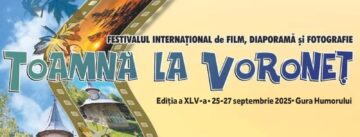 Câștigătorii Festivalului Internațional de Film, Diaporamă și Fotografie „Toamnă la Voroneț”, la Gura Humorului