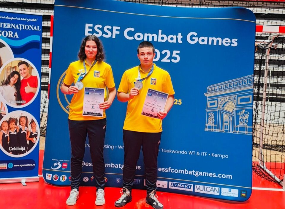 Ioana Maria Romaga și Darius Nichita sunt vicecampioni europeni școlari în 2025