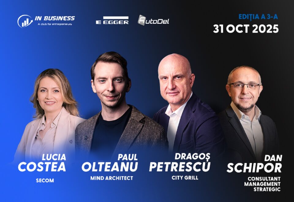 Bucovina InBusiness 3.0: „Educație antreprenorială la cel mai înalt nivel”, la Jeni Palace Suceava