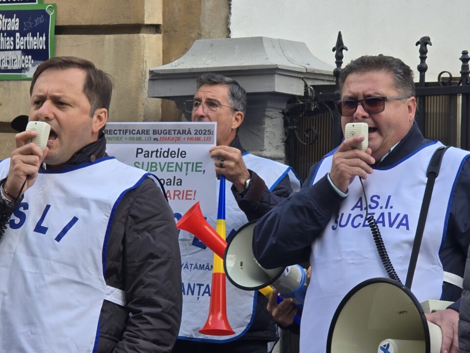 A 27-a zi de protest la București, după ce Educația a primit mai puțini bani decât partidele politice, la rectificare